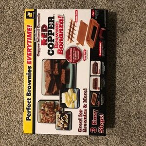 Red Copper Brownie Bonanza Pan